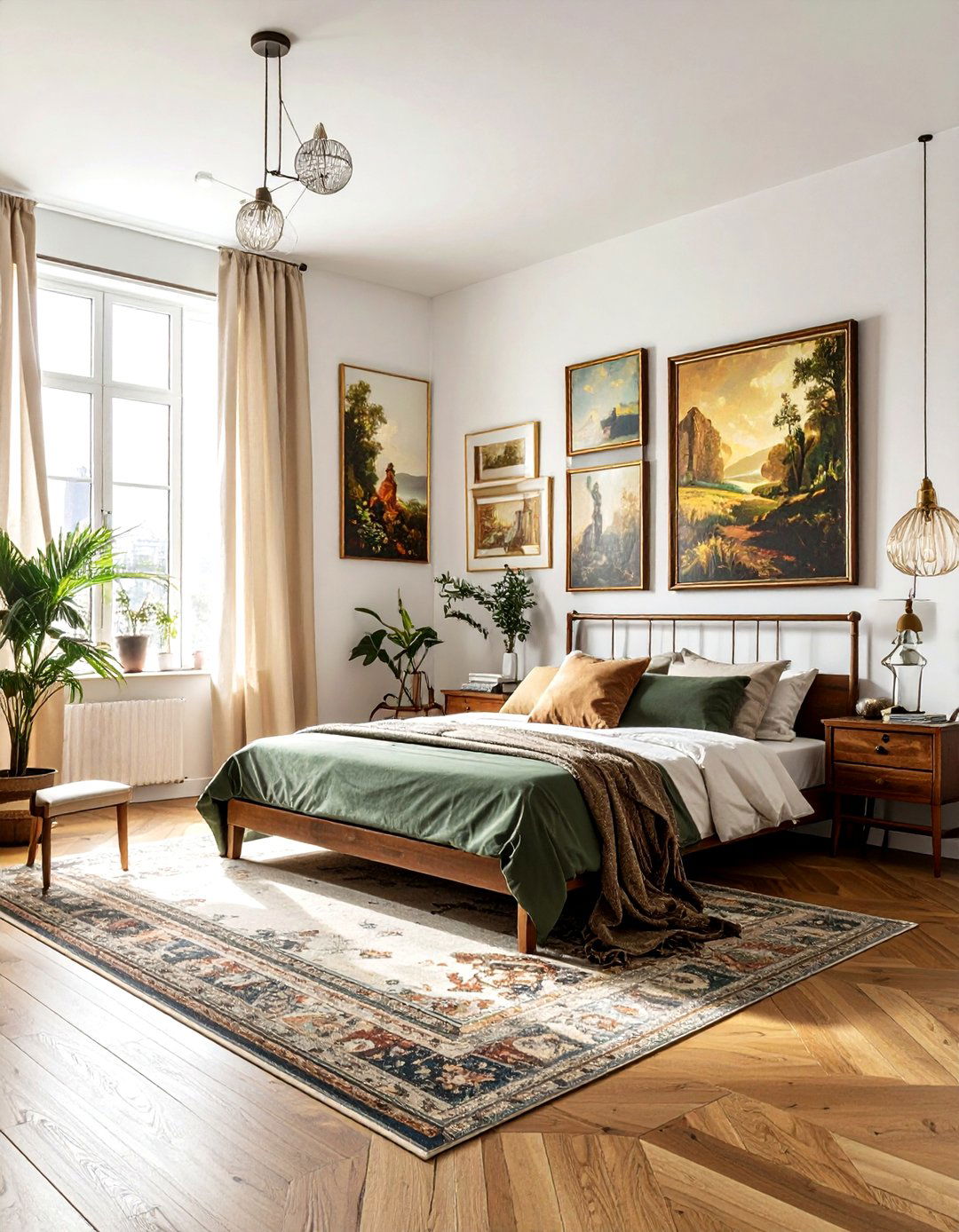 Secondhand art - 30 affordable bedroom ideas