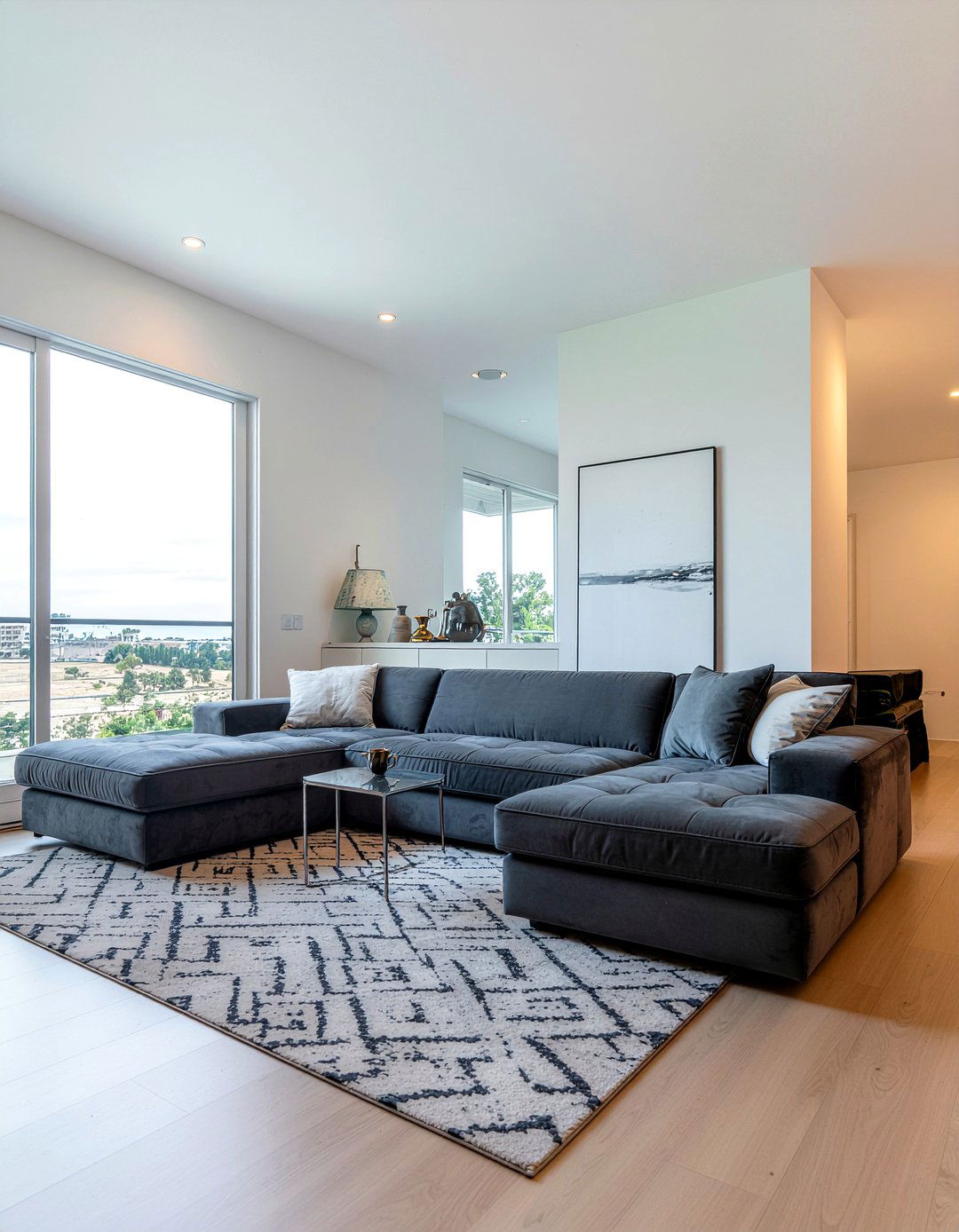 Sectional Sofa In Middle Of Room - 30 living room furniture placement ideas