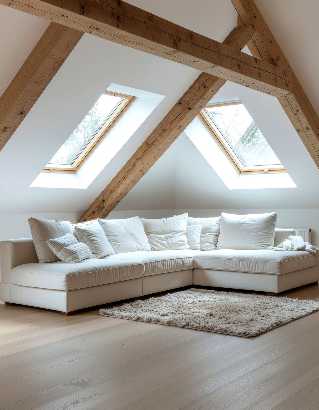 Sectional Under Sloped Ceiling - 30 living room sectional layout ideas