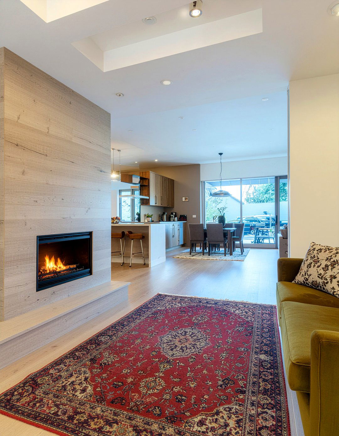 See through fireplace room divider - 30 living room double sided fireplace ideas