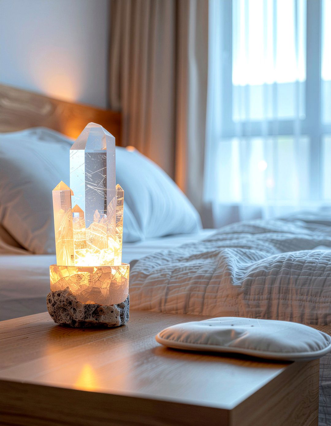 Selenite Crystal Tower - 30 bedroom candle holders