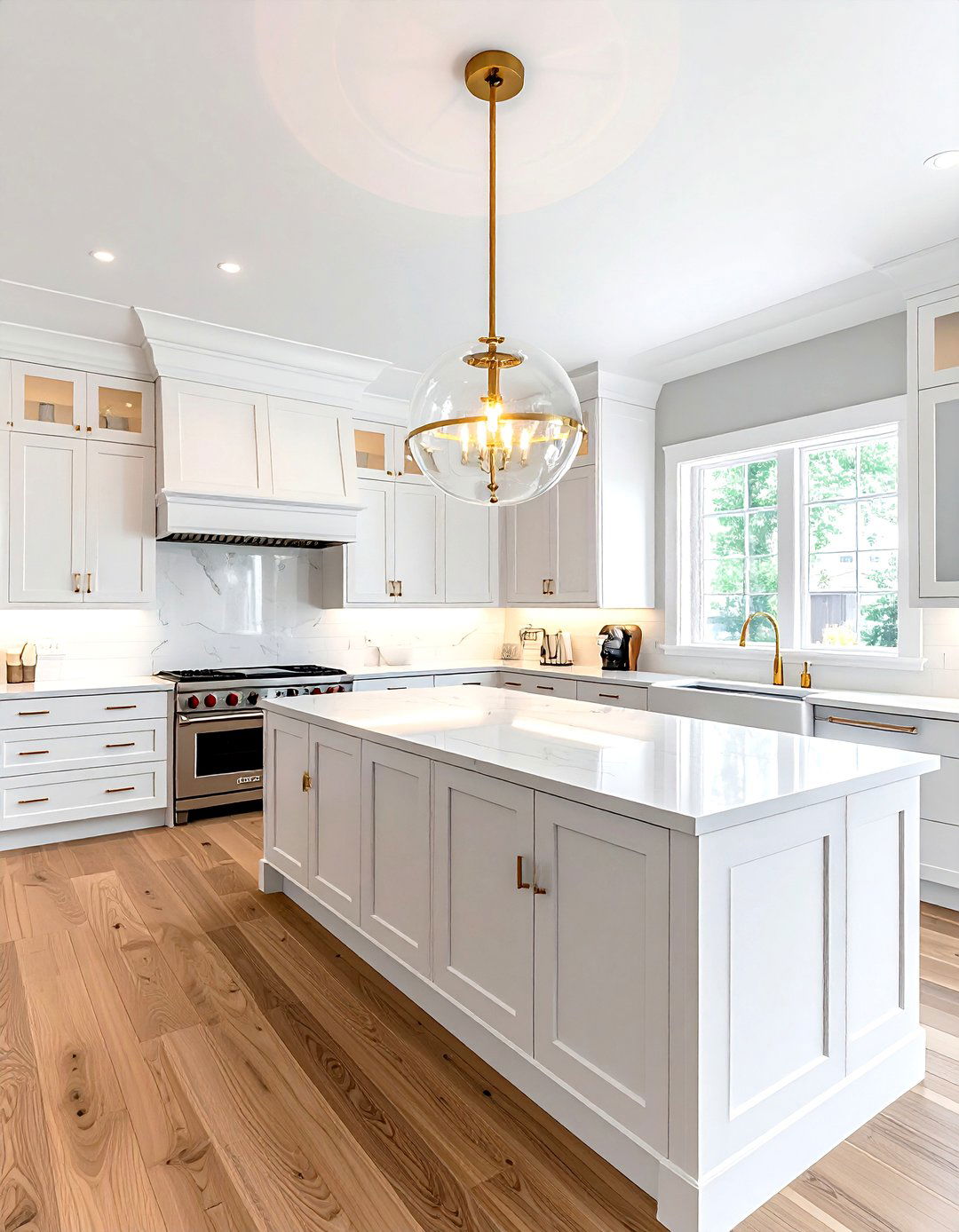 Semi Flush Mount Light - 30 kitchen ceiling light ideas