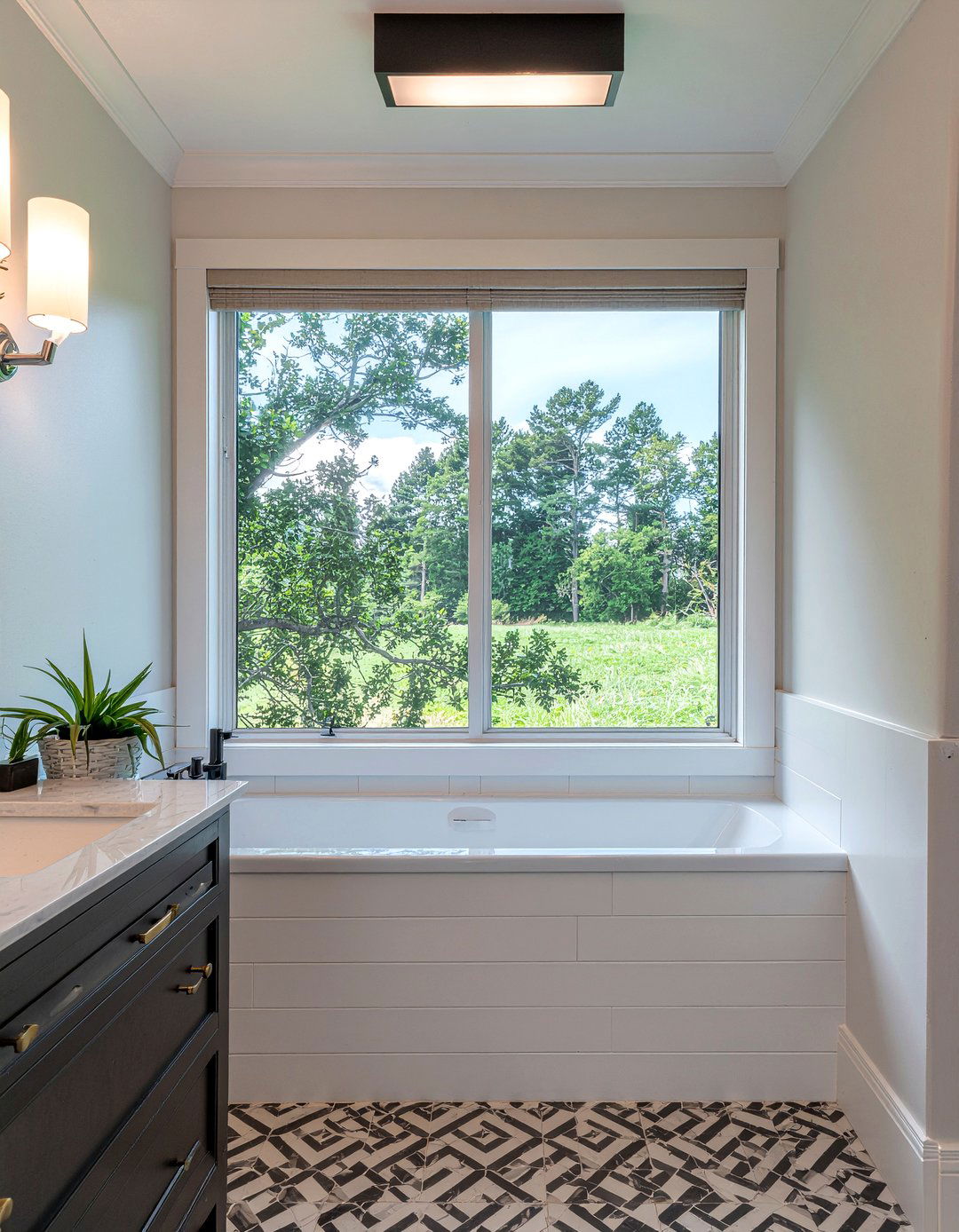 Semi Flush Mount - 30 bathroom ceiling light ideas