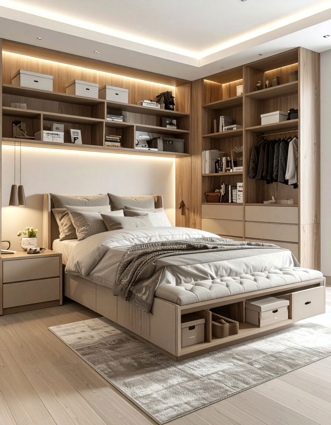 Senior bedroom storage solutions - 30 senior bedroom ideas