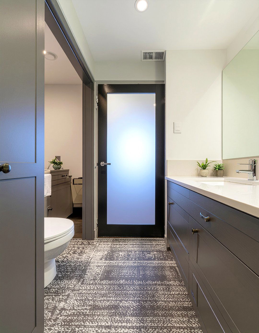 Separate Toilet And Closet - 30 master bathroom with walk-in closet ideas