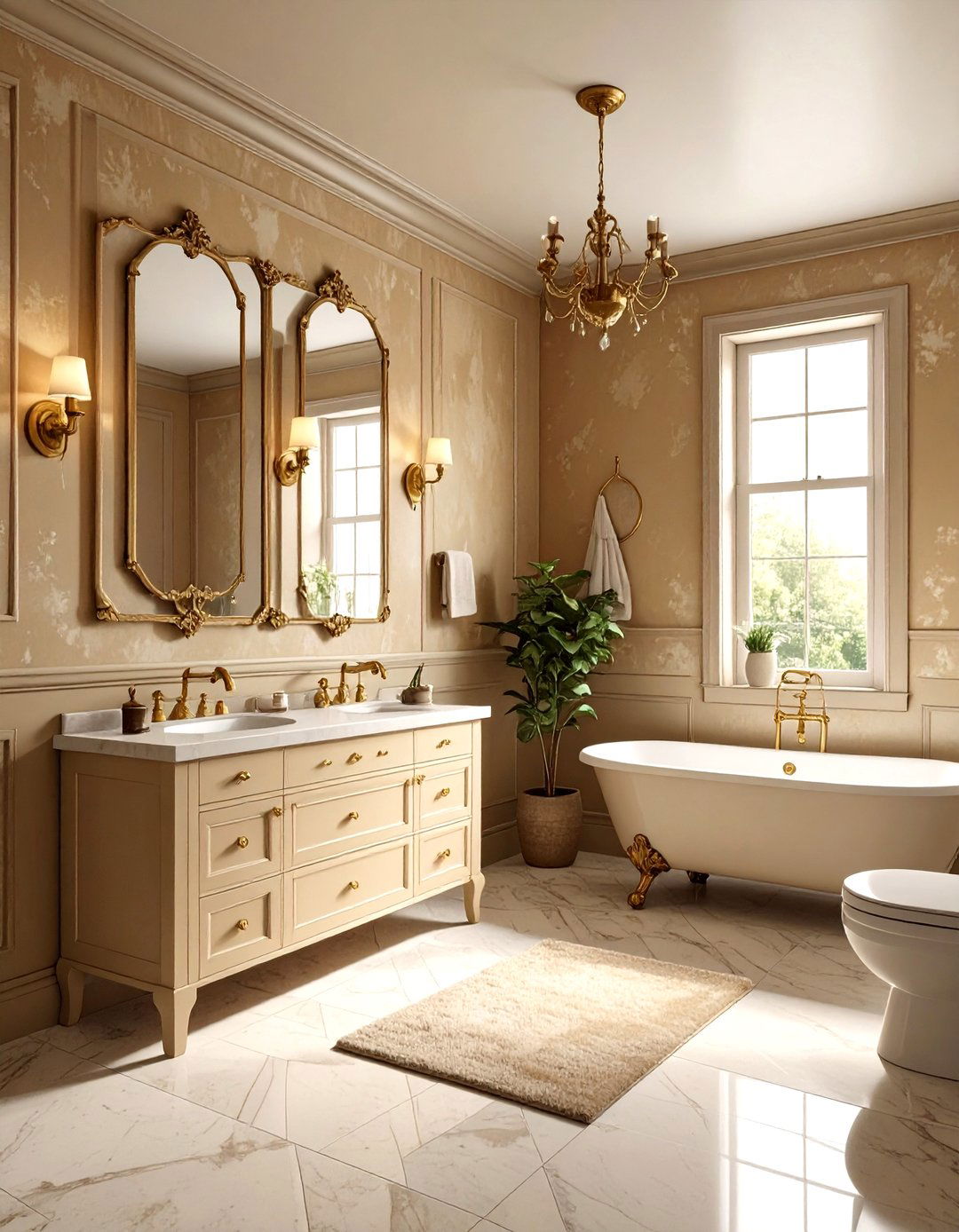 Sepia Tone Bathroom - 30 warm brown bathroom ideas