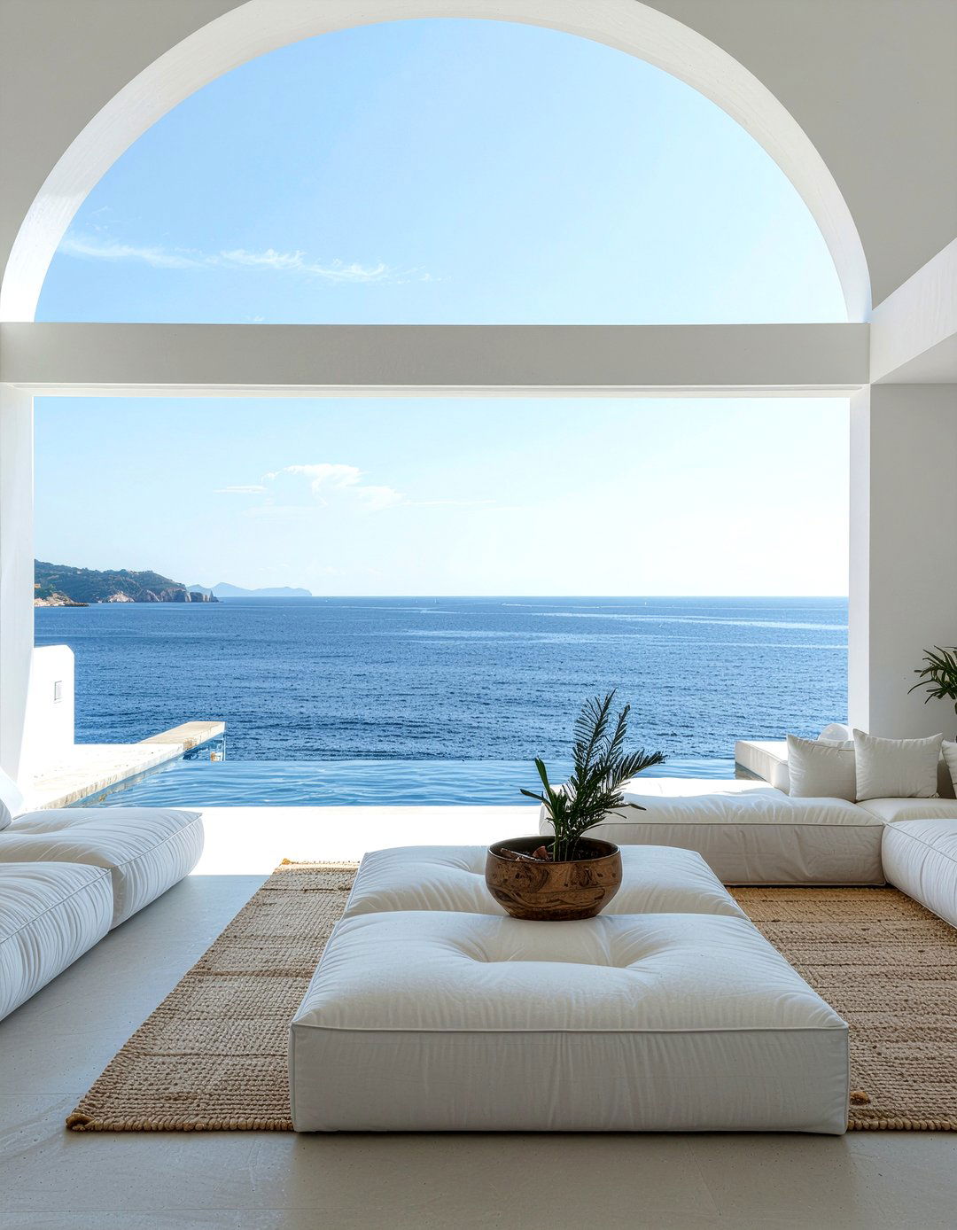 Serene ocean living room - 30 ocean themed living room ideas