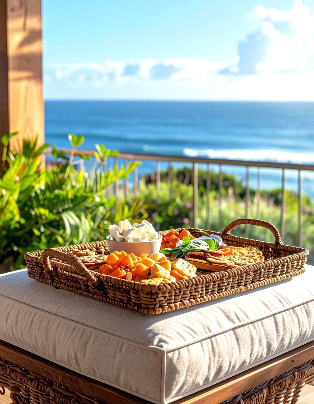 Serving Tray - 30 deck decor ideas