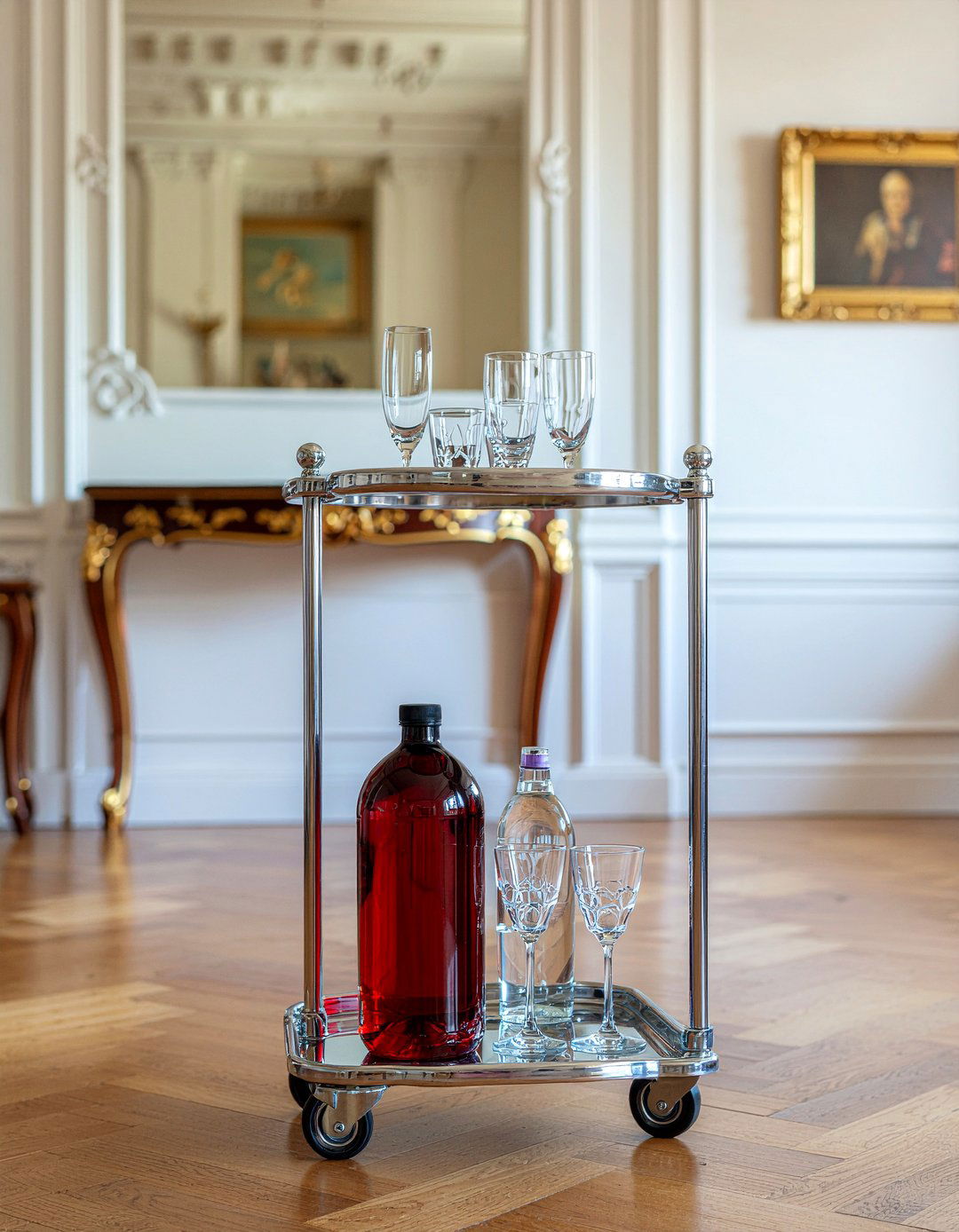 30 Chic Dining Room Bar Cart Ideas to Style Your Space