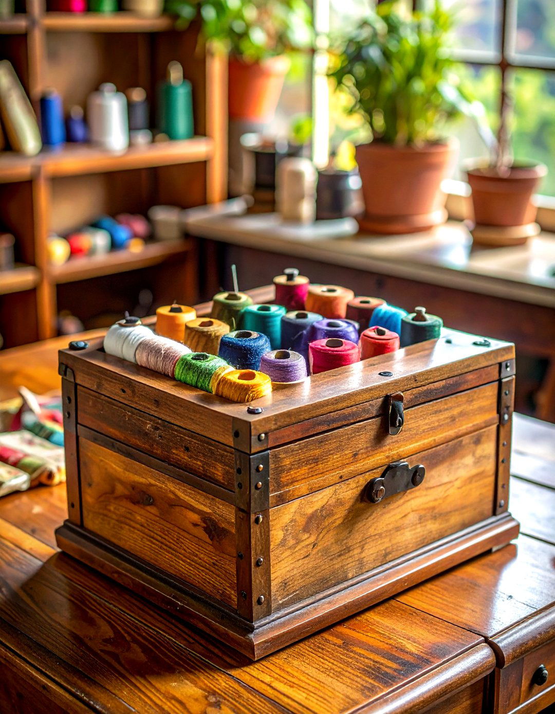 Sewing box - 30 decorative box ideas