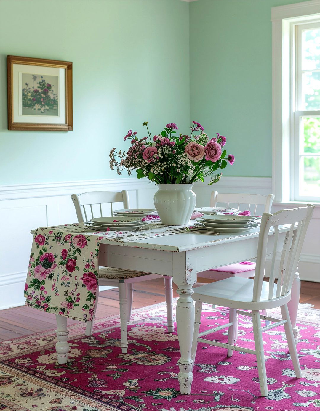 Shabby Chic Dining Room - 30 dining room charm ideas