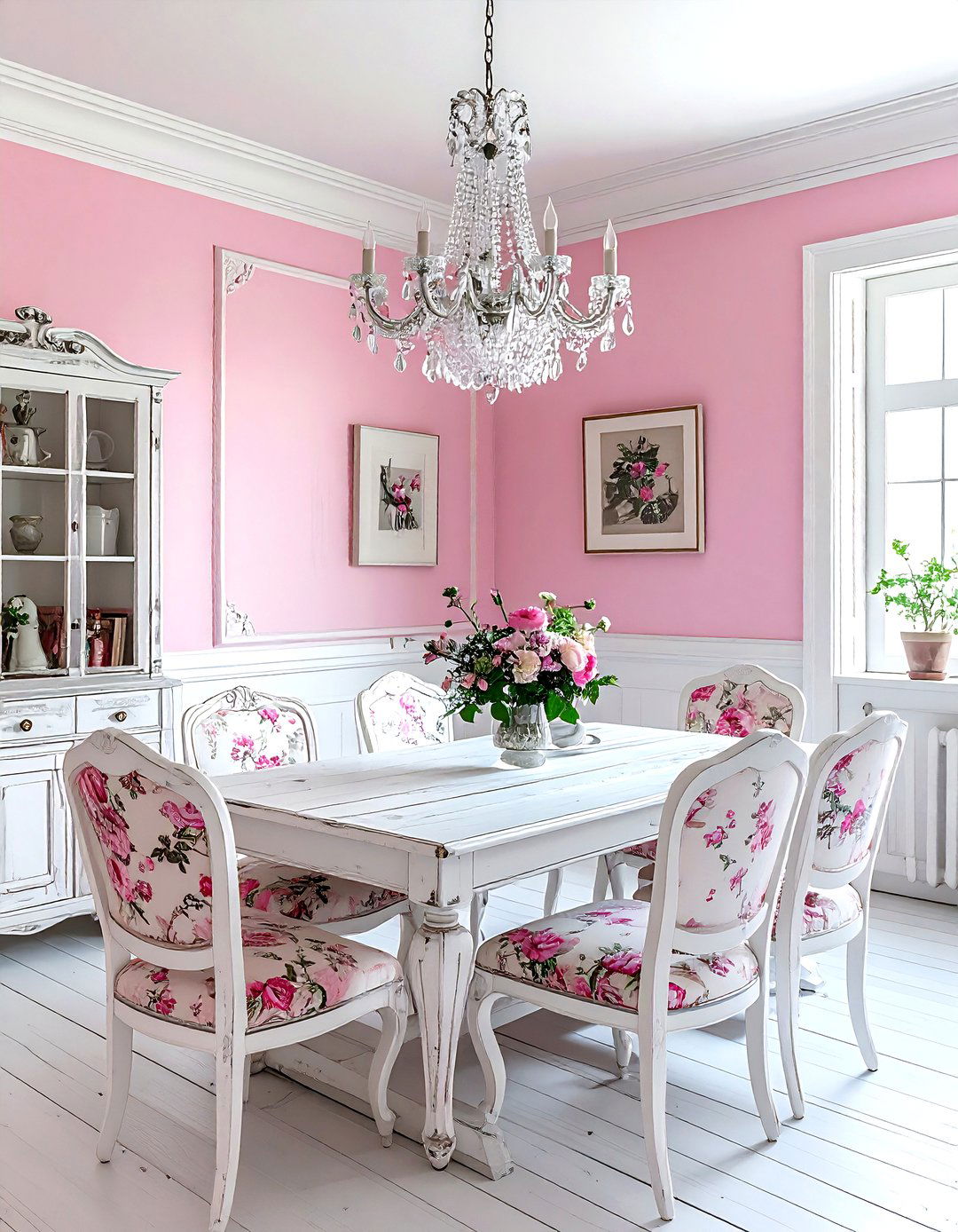 Shabby Chic Dining Room - 30 grand dining room ideas