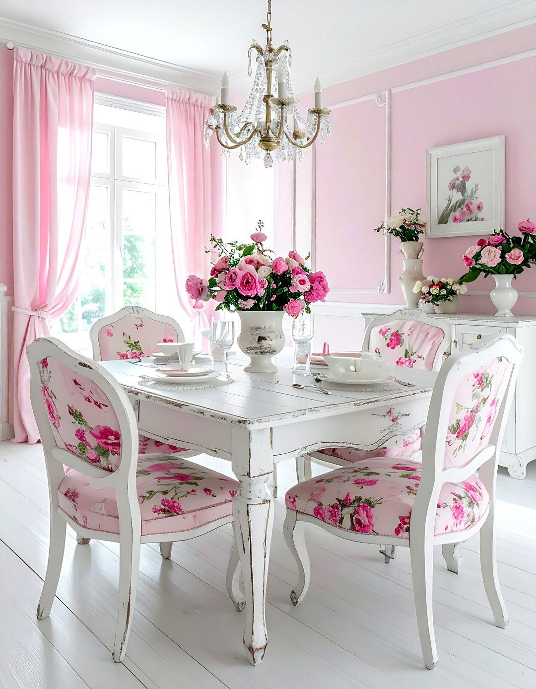 Shabby Chic Dining Room - 30 highlight dining room ideas
