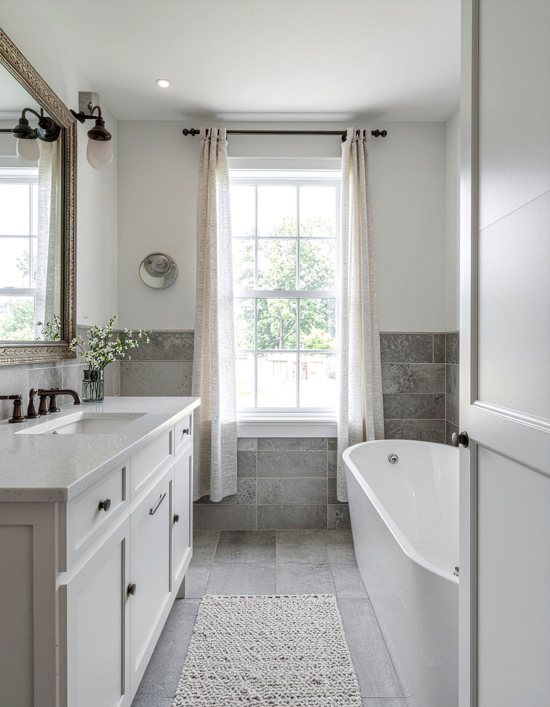 Shabby Chic Industrial Bathroom - 30 bathroom style mixing ideas