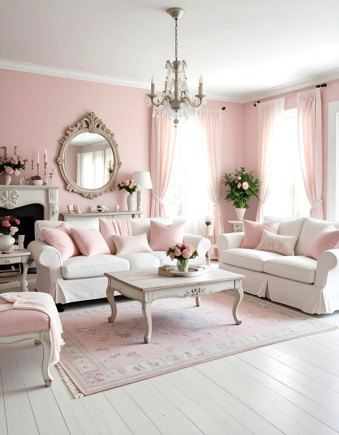 Shabby Chic Living Room - 30 serene living room ideas