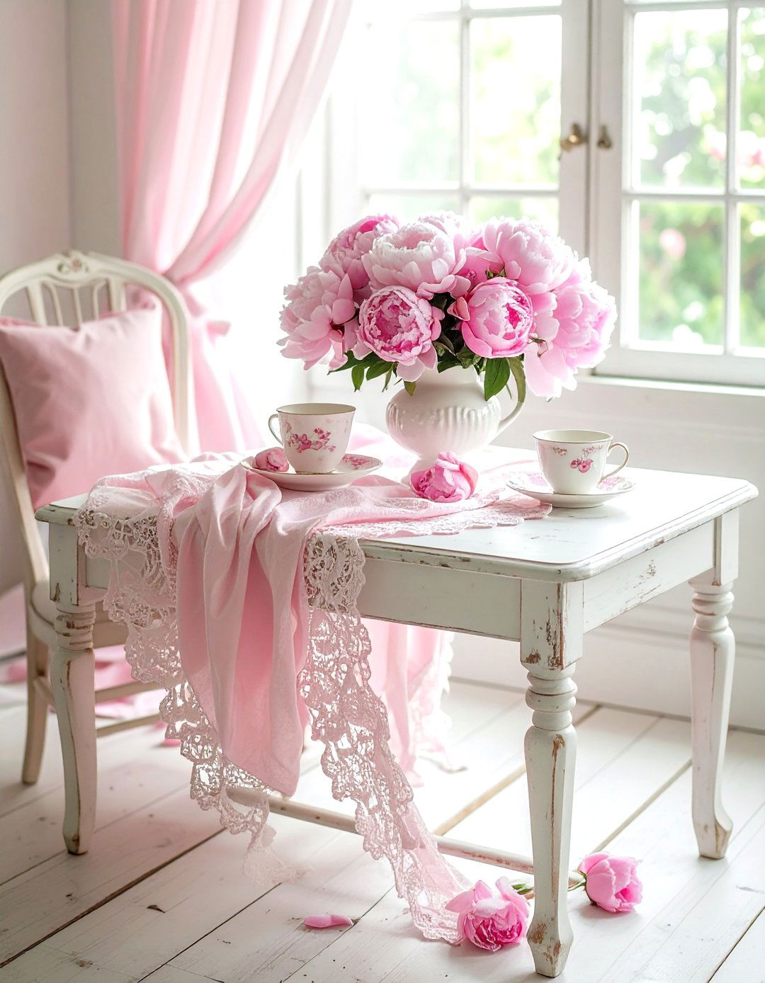 Shabby Chic Pink - 30 pink decor ideas