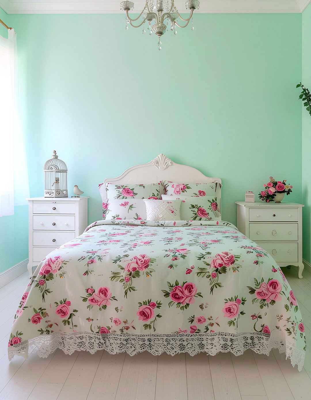 Shabby chic bedroom - 30 bedroom themes