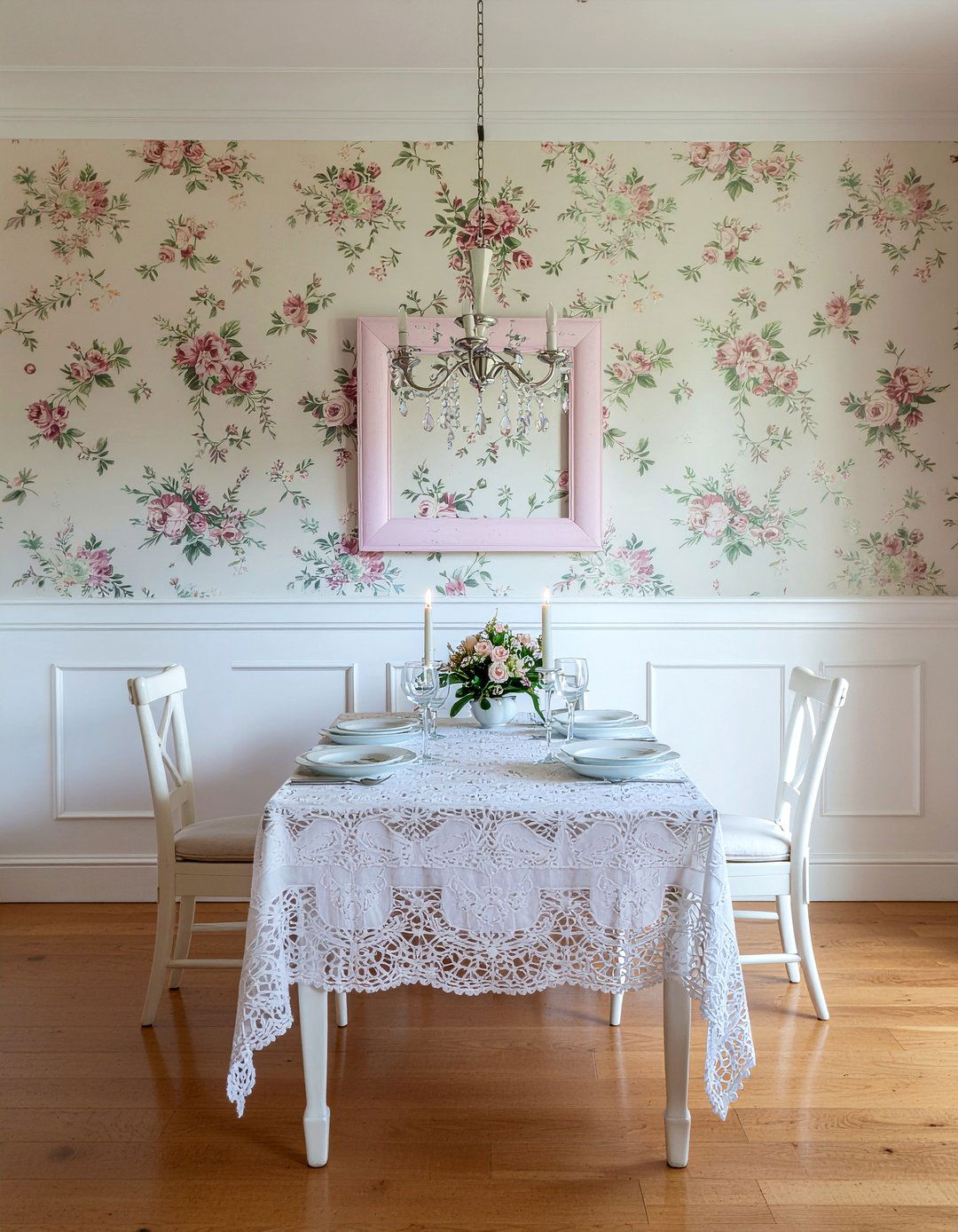 Shabby chic candle lighting - 30 candle chandelier dining room ideas