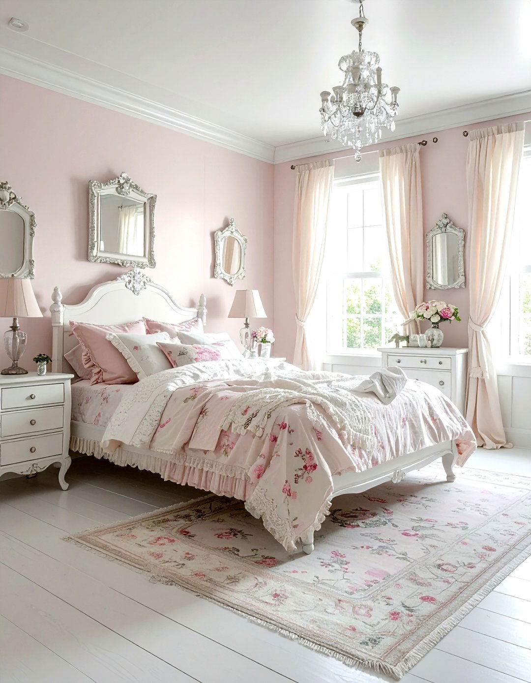 Shabby chic guest room - 30 ideal decor ideas