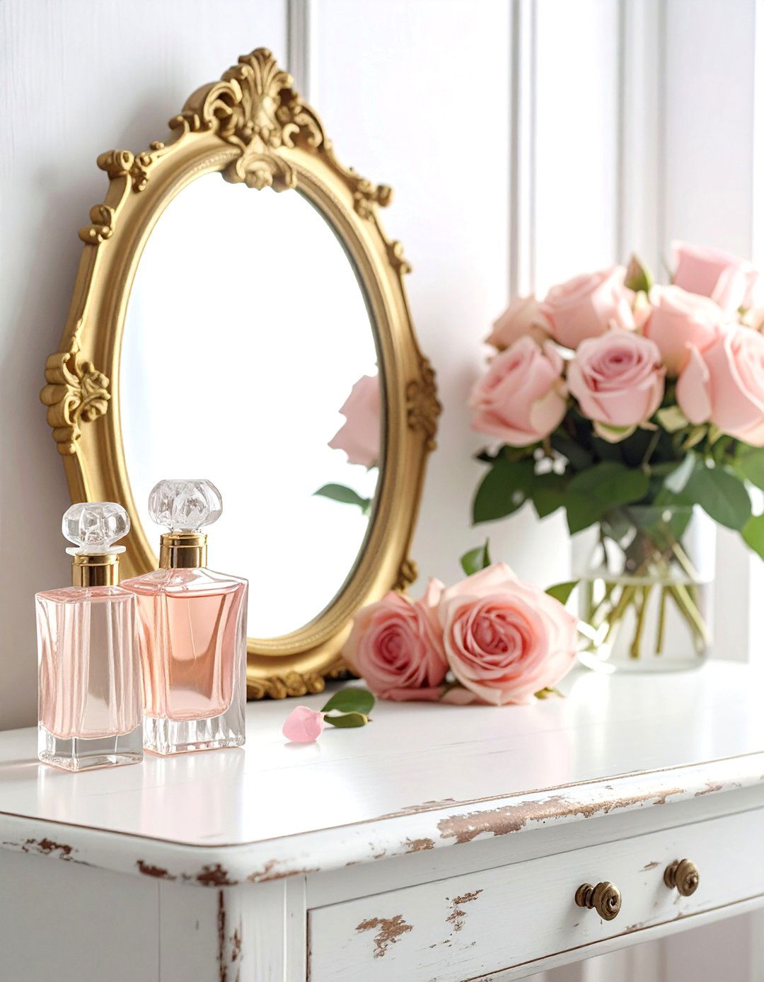 Shabby chic vanity - 30 inspiring decor ideas