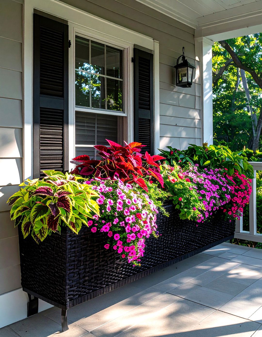 Shade loving window box plants - 30 window box ideas