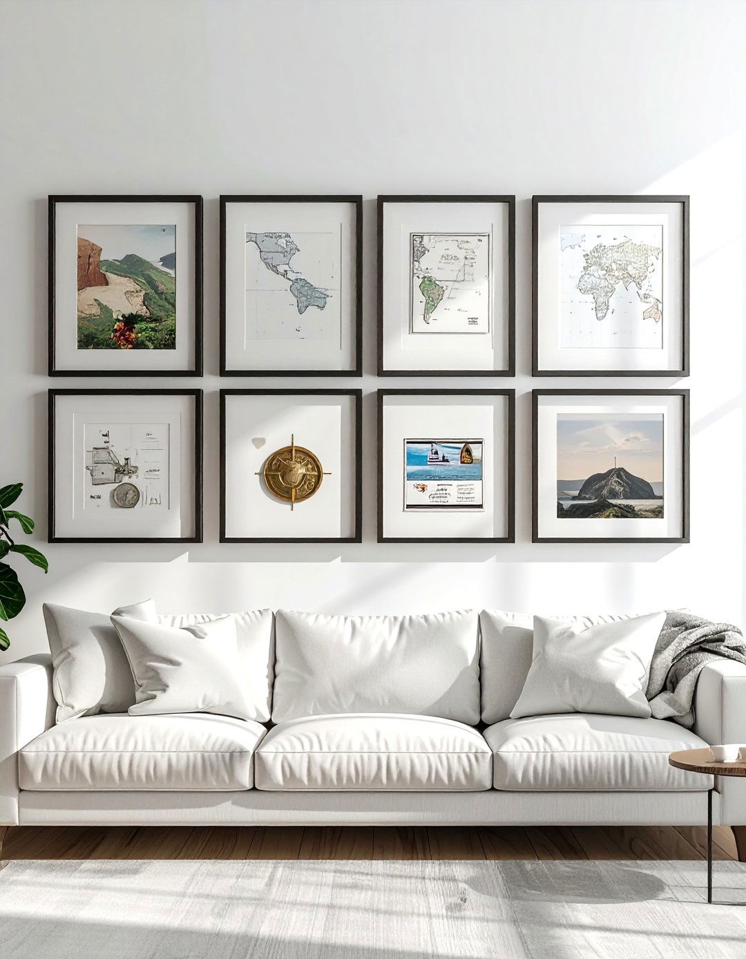Shadow Box Travel Memorabilia - 30 world traveler decor ideas