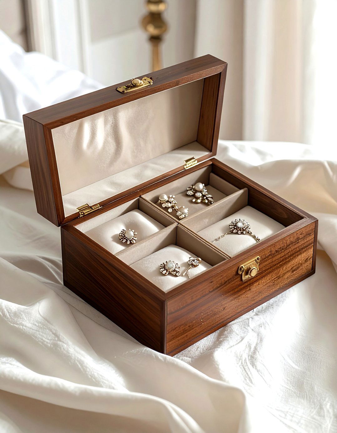 Shadow box for vintage jewelry - 30 heirloom display ideas