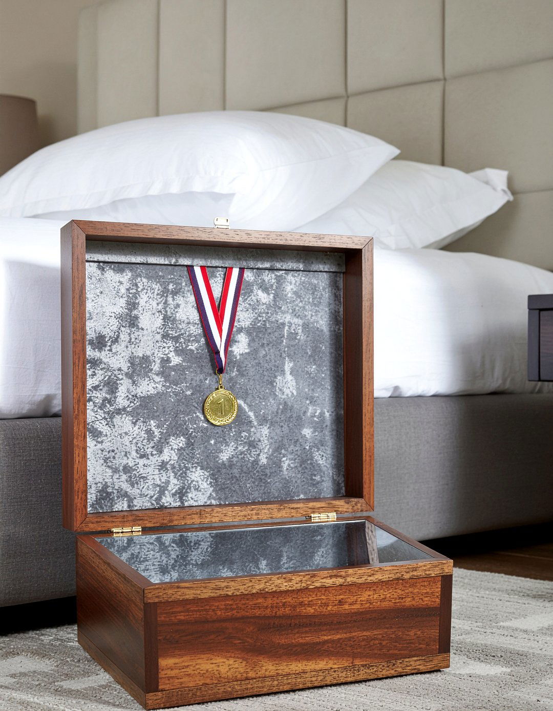 Shadow box medal display - 30 bedroom medal display ideas