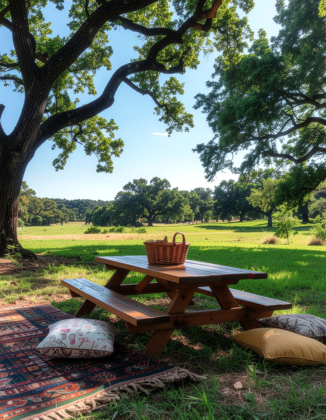 Shady Tree Picnic Area - 30 outdoor dining ideas