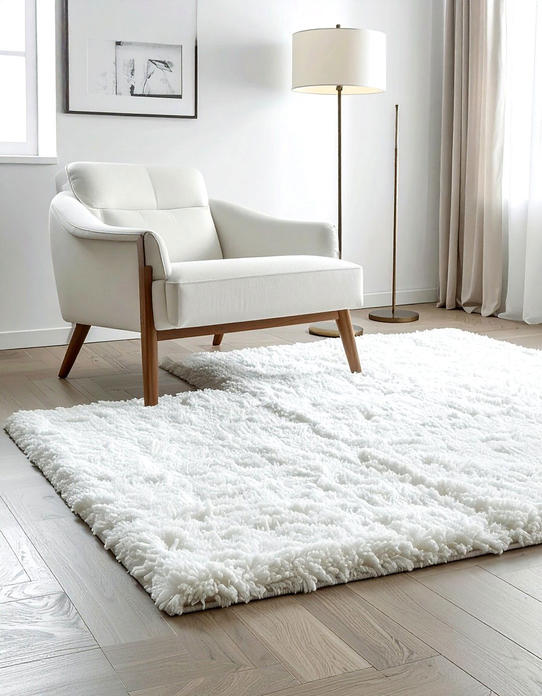 Shag area rug - 30 washable rug ideas