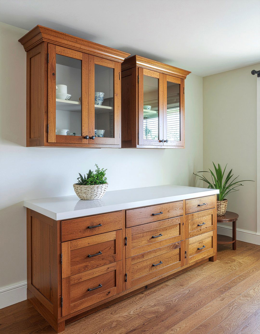 Shaker Corner Cabinet - 30 living room Shaker furniture ideas