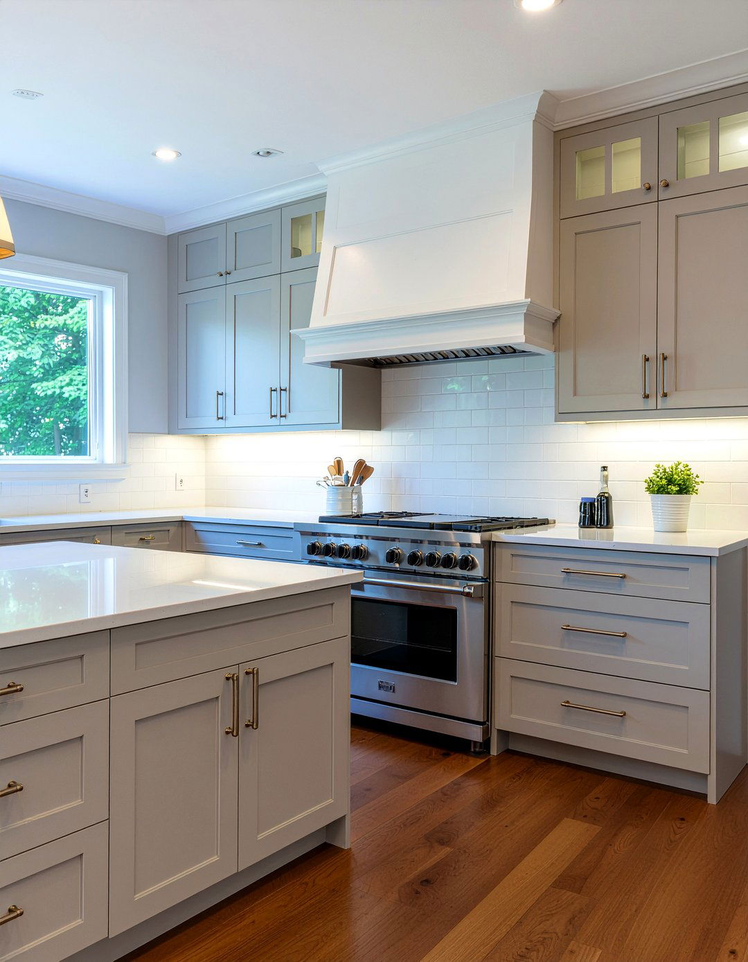 Shaker Style Cabinetry - 30 panel-ready refrigerator kitchen ideas