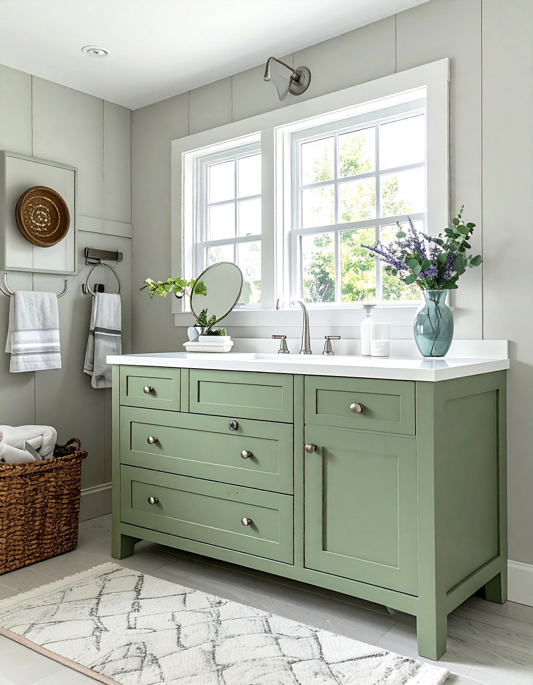 Shaker Style Vanity - 30 bathroom vanity accent ideas