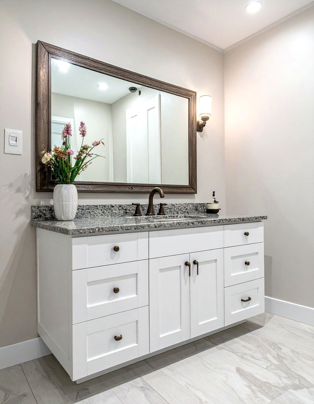 Shaker Style Vanity - 30 bathroom vanity ideas