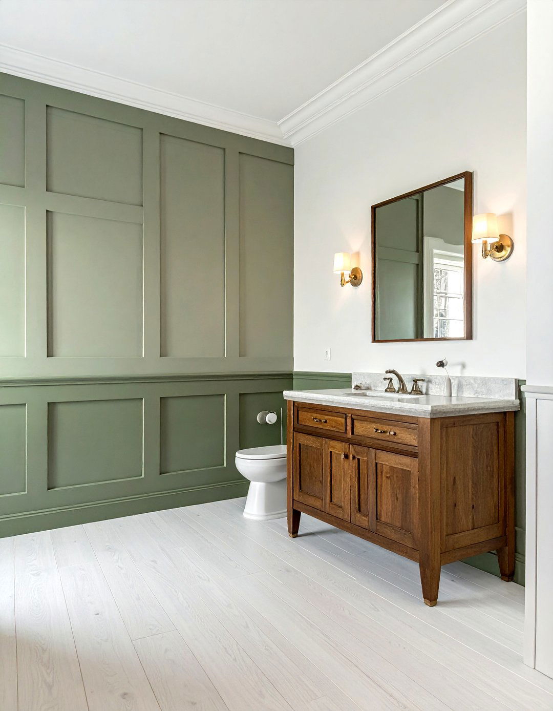 Shaker Wall Paneling - 30 bathroom wainscoting ideas