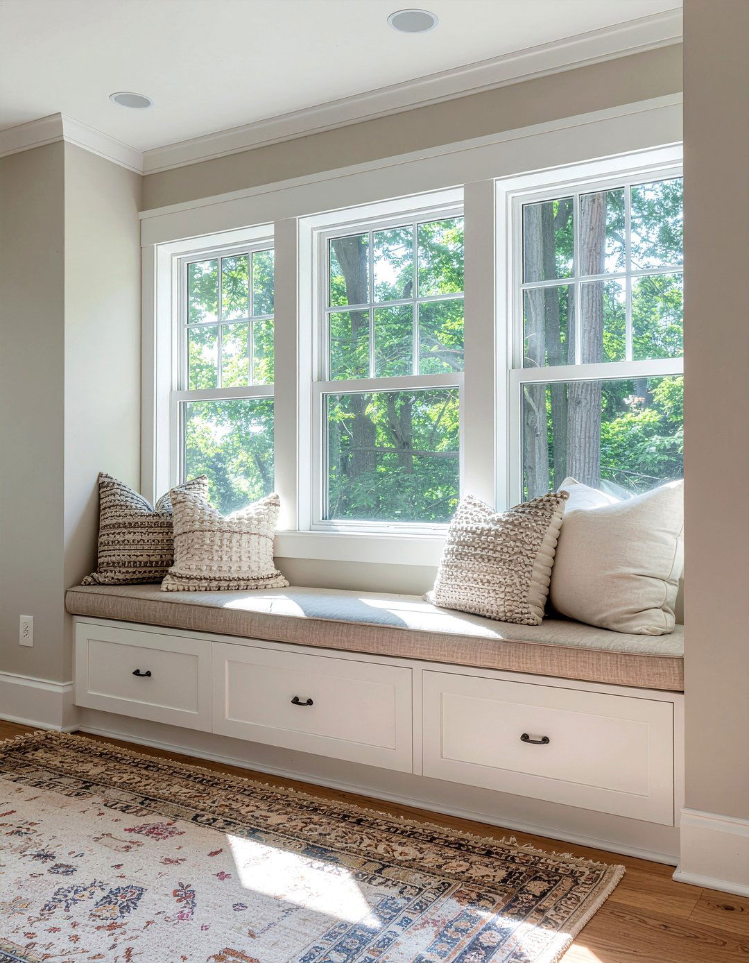 Shaker Window Seat - 30 living room Shaker furniture ideas