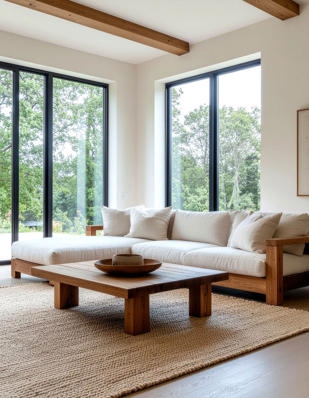 Shaker Wood Sofa - 30 living room Shaker furniture ideas