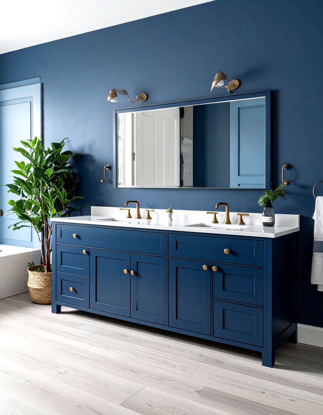 Shaker cabinet - 30 traditional bathroom ideas