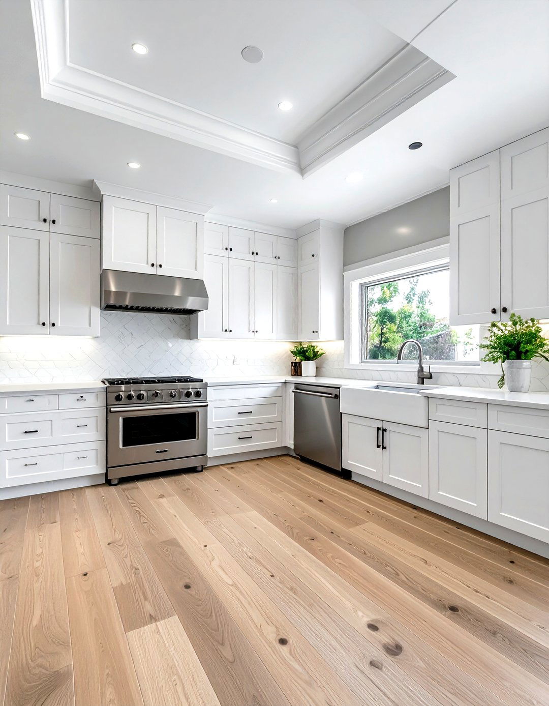 Shaker crown molding - 30 kitchen crown molding ideas