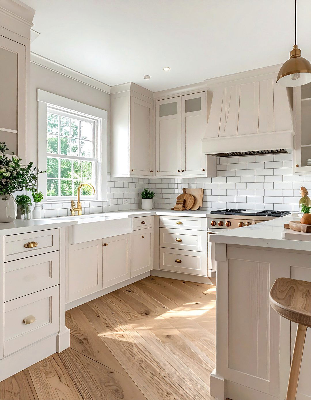 Shaker style cabinets - 30 cottage kitchen ideas