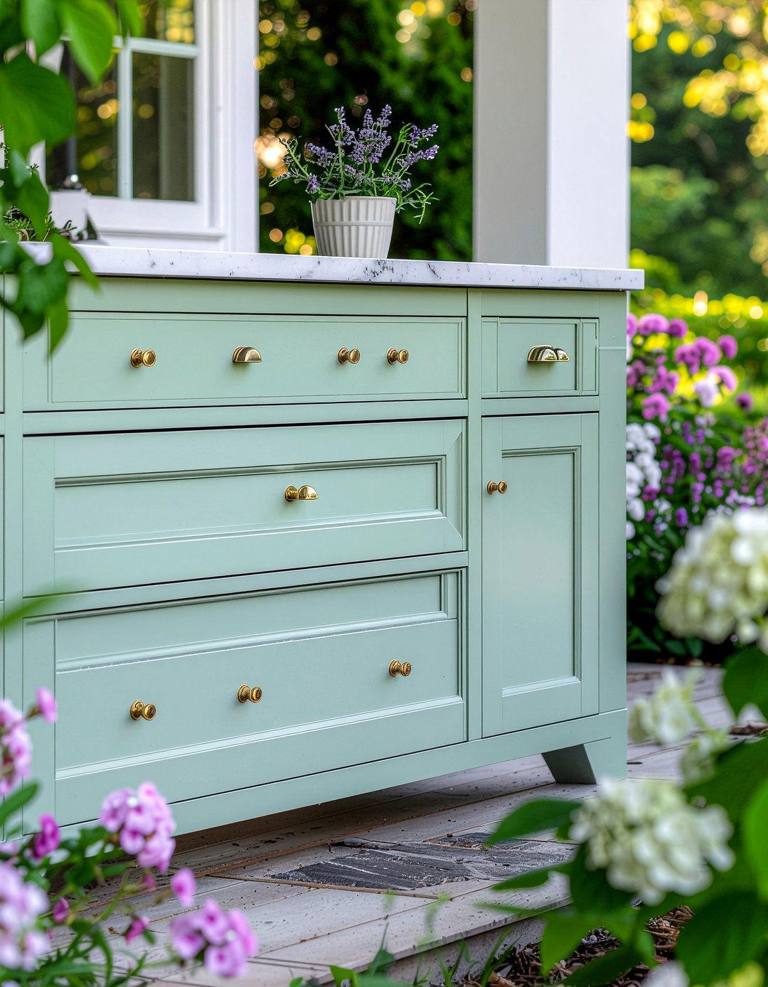 Shaker style outdoor cabinets - 30 outdoor kitchen cabinet ideas