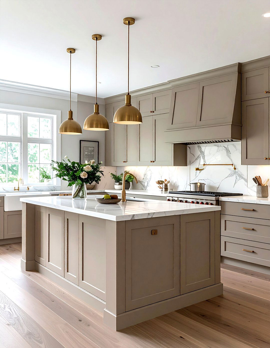 Shaker style paneling - 30 kitchen wainscoting ideas