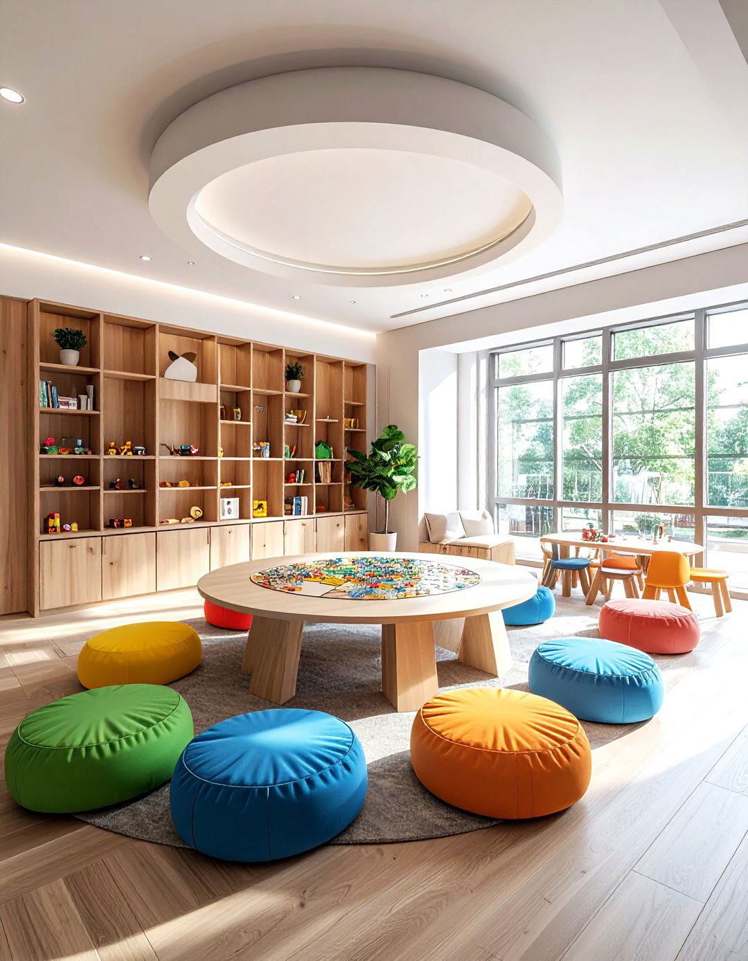 Shared Family Activity Zone - 30 meaningful decor ideas