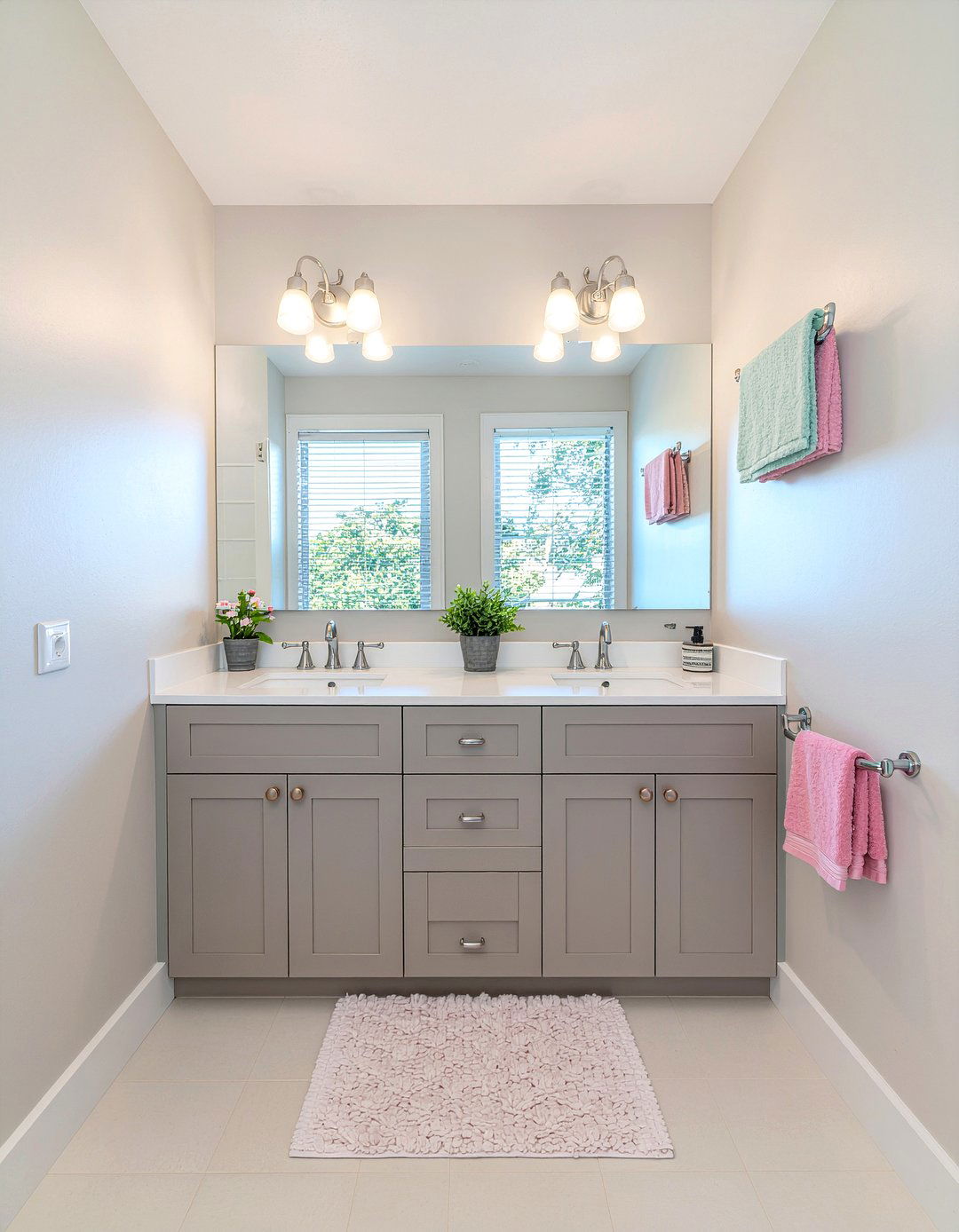 Shared Girls Bathroom - 30 girls bathroom ideas