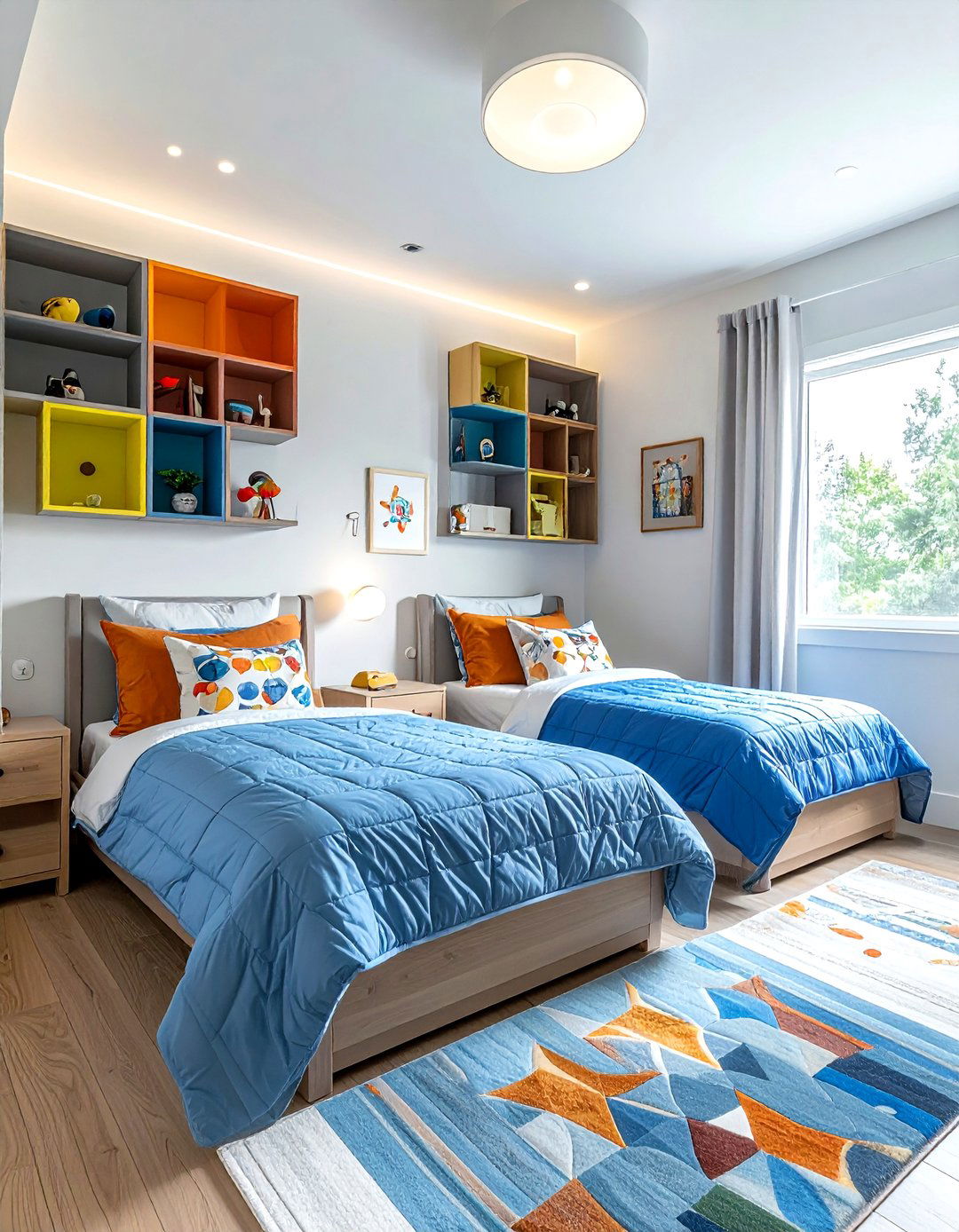 Shared Kids Bedroom - 30 model home bedroom ideas