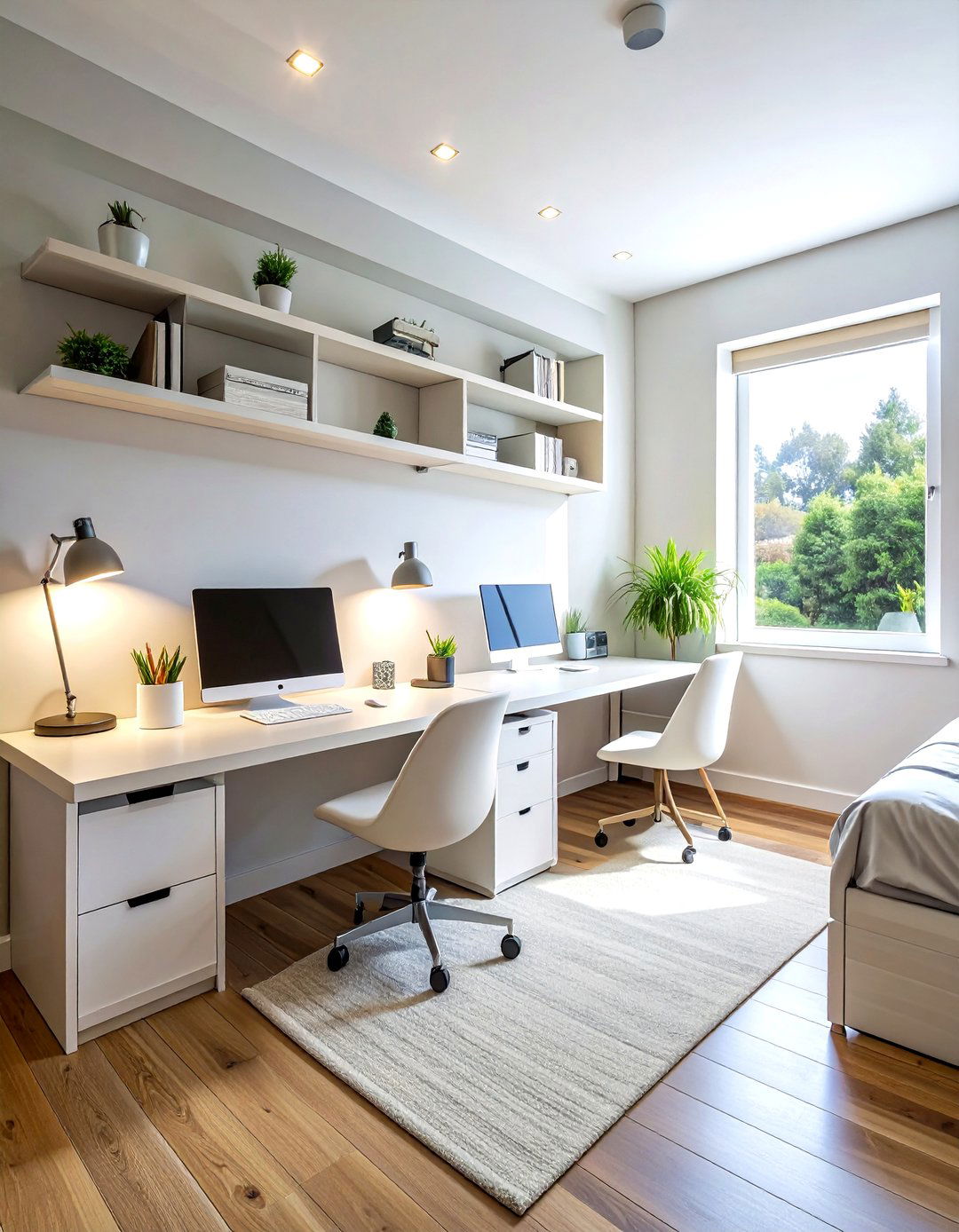 Shared bedroom study area - 30 shared bedroom ideas