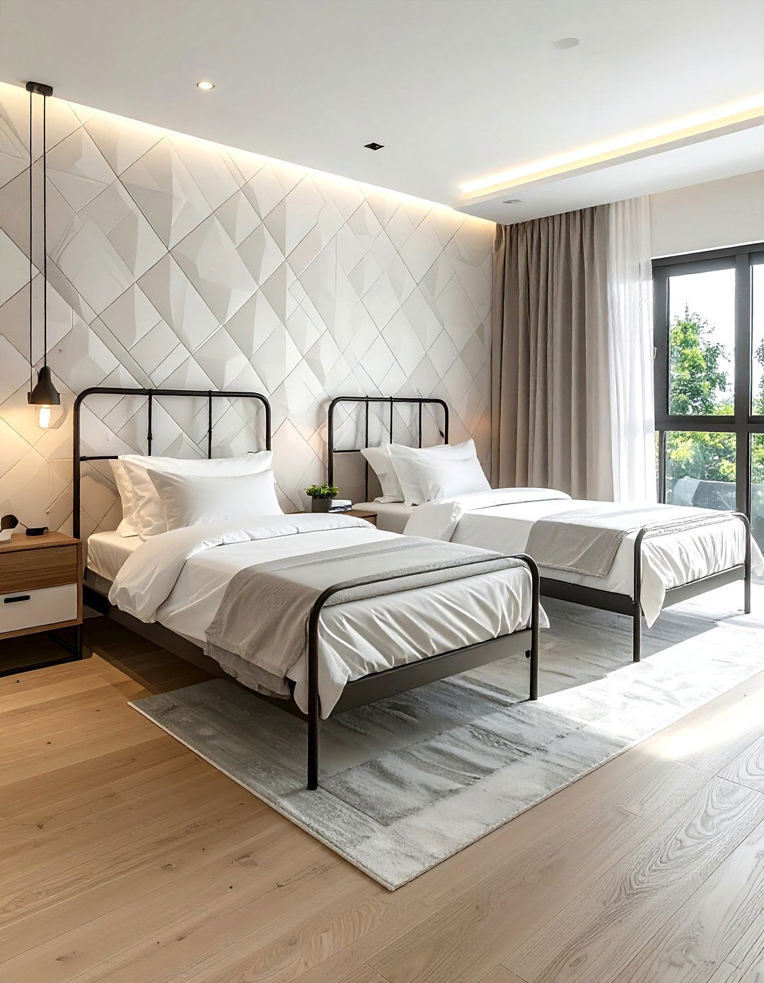 Shared bedroom wallpaper - 30 shared bedroom ideas