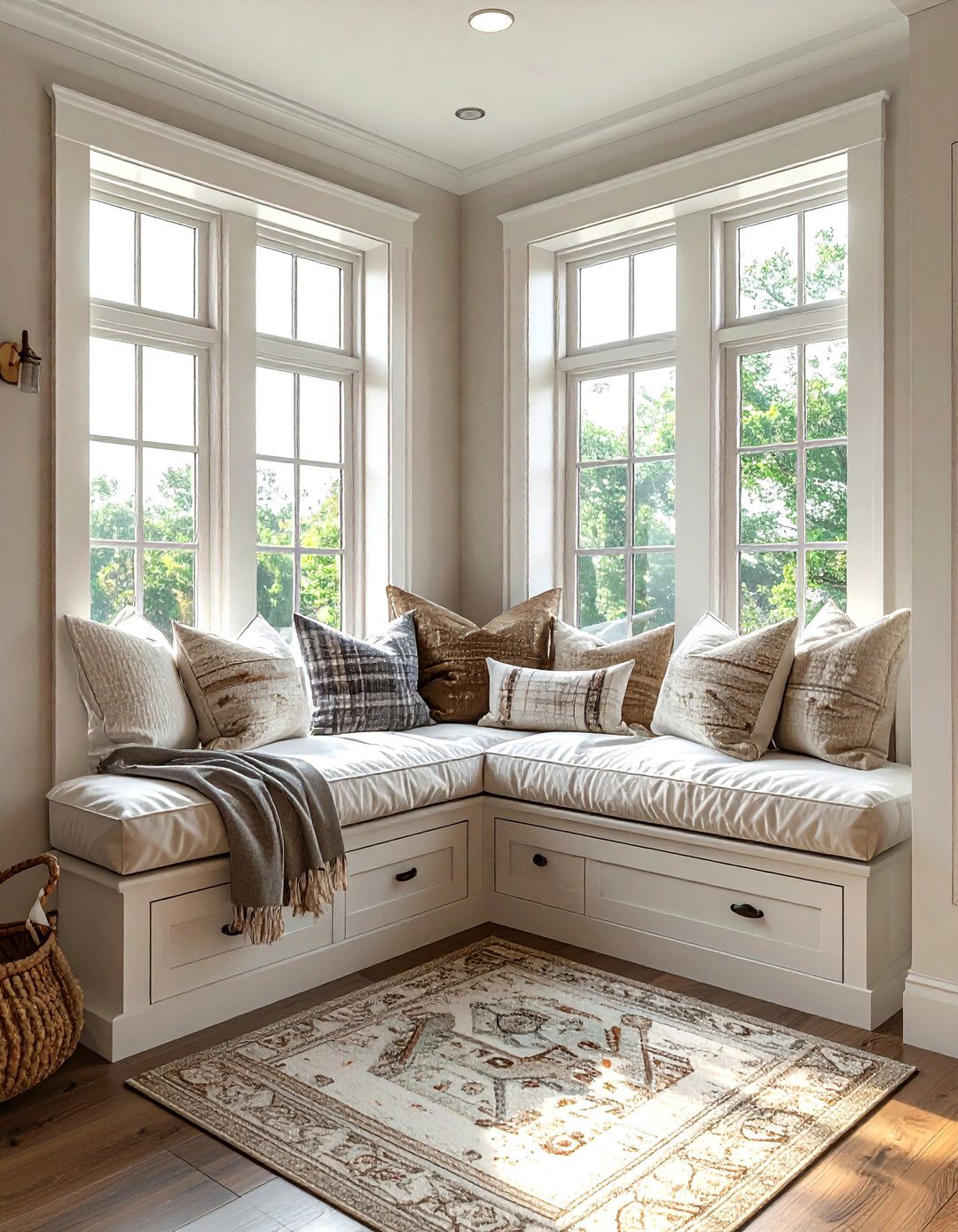Shared bedroom window seat - 30 shared bedroom ideas