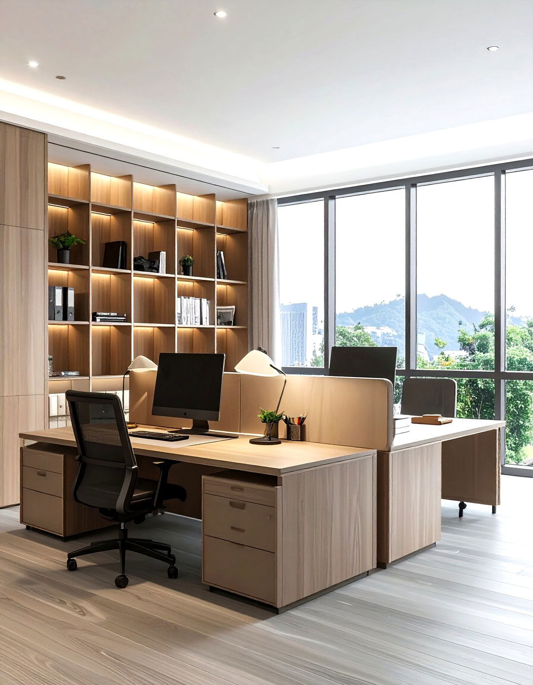 Shared home office - 30 desk styling ideas