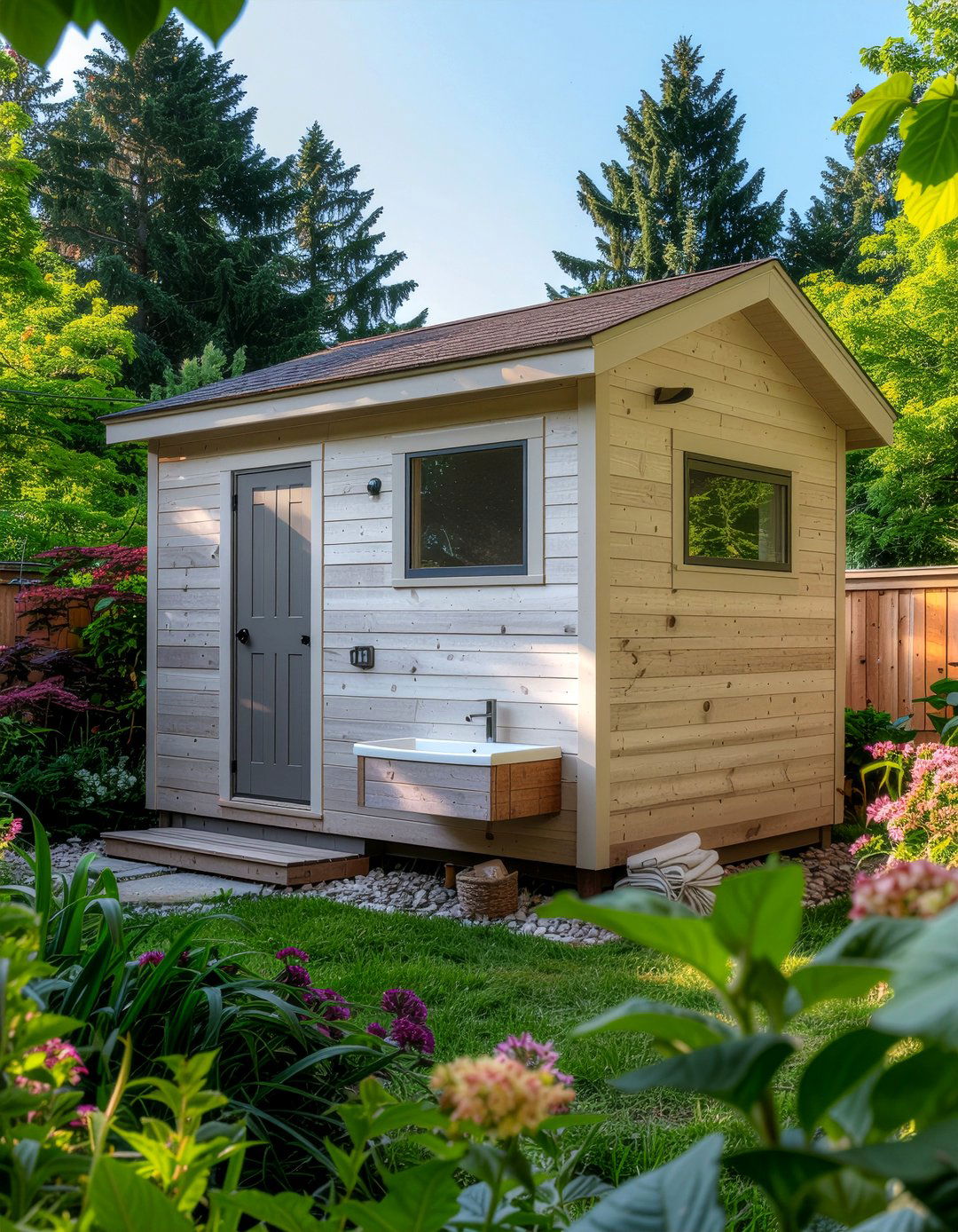 Shed to outdoor bathroom - 30 bathroom conversion ideas
